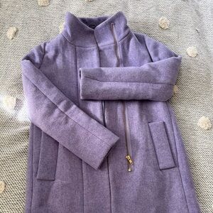 J. Crew Lavender Trench Coat